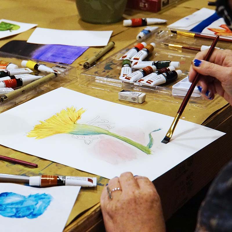 watercolor teambuilding and private parties